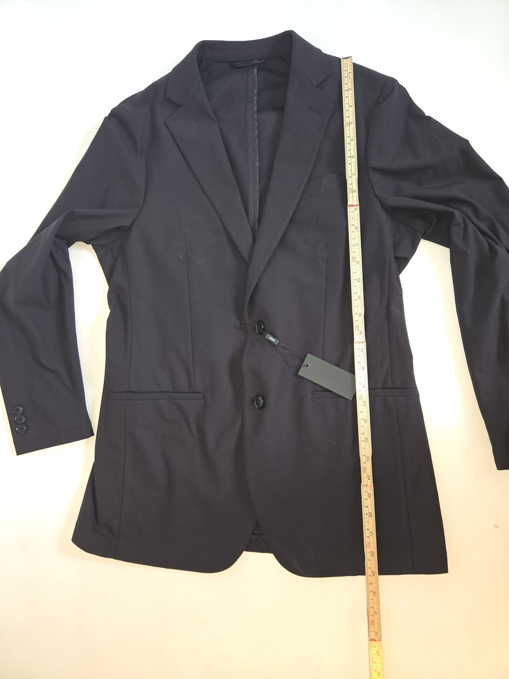 NWT Sene Studio Soho Flex Men's Black Two-Button Tailored Blazer. 40L - Picture 10 of 16